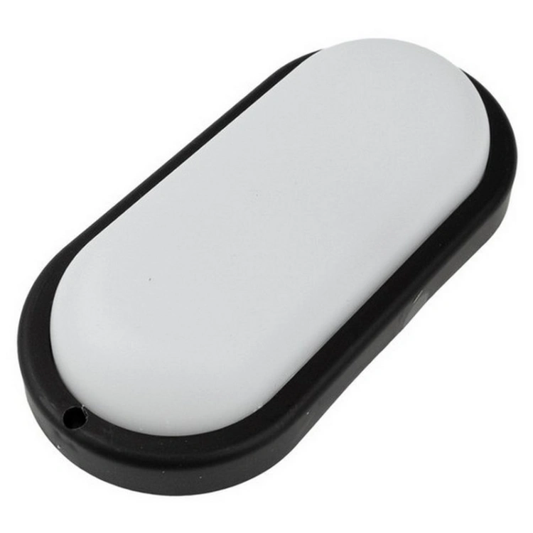 Czarny owalny plafon LED Eco Light Torton 12W