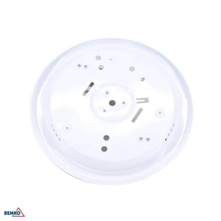 PLAFONIERA TAZAN Z CZUJ. PODCZER. 2X40W E27 IP20 SZKŁO+STAL+PLASTIK