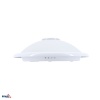 PLAFONIERA TAZAN Z CZUJ. PODCZER. 2X40W E27 IP20 SZKŁO+STAL+PLASTIK