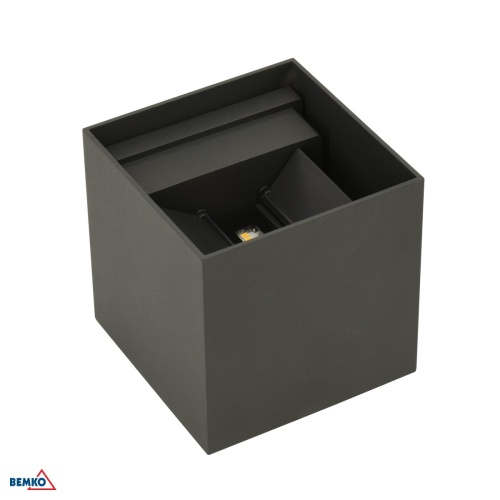 OPRAWA ELEWACYJNA VALIT 12W 4000K 1100LM IP65 100X100X100 KWADRATOWA GRAFIT