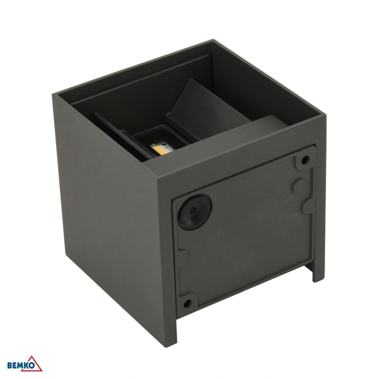 OPRAWA ELEWACYJNA VALIT 12W 4000K 1100LM IP65 100X100X100 KWADRATOWA GRAFIT