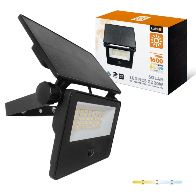 Naświetlacz solarny Kobi NCS G2 IP54 IK08