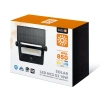 Czarny naświetlacz solarny LED Kobi NCS G2 10W