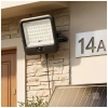Czarny naświetlacz solarny LED MHCS G2 35W z panelem