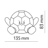 Wymiary lampki nocnej DREAM BALL 2 135x83mm