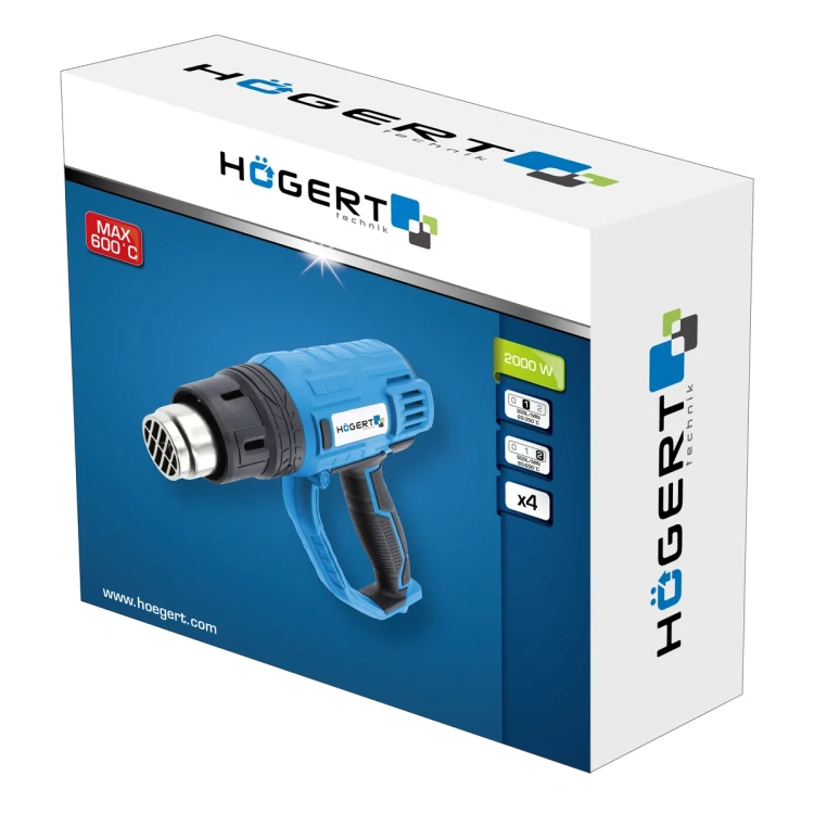 Opalarka Högert HT2C551 2000W opakowanie