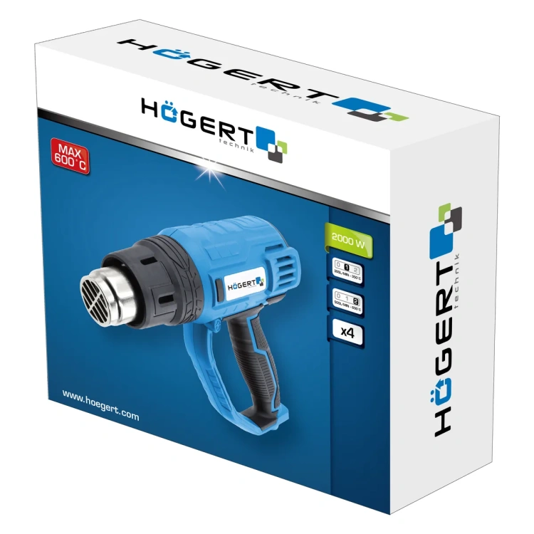 Opalarka Högert HT2C550 2000W opakowanie