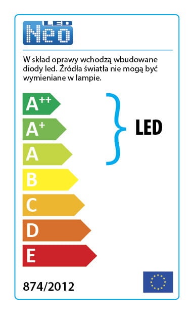 Oprawa led Delta 6W kwadratowa.