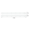 Oprawa hermetyczna LED 120 cm ALWIR 3 IP66