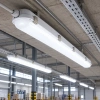 Nowoczesna hala z podswietlanymi oprawami led - AI