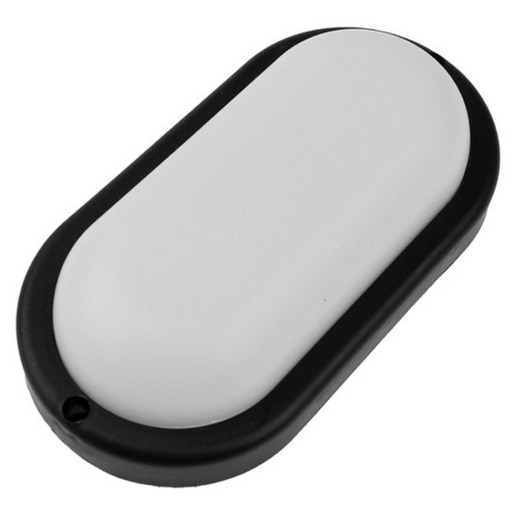 Czarny owalny plafon LED Eco Light Torton 6 W