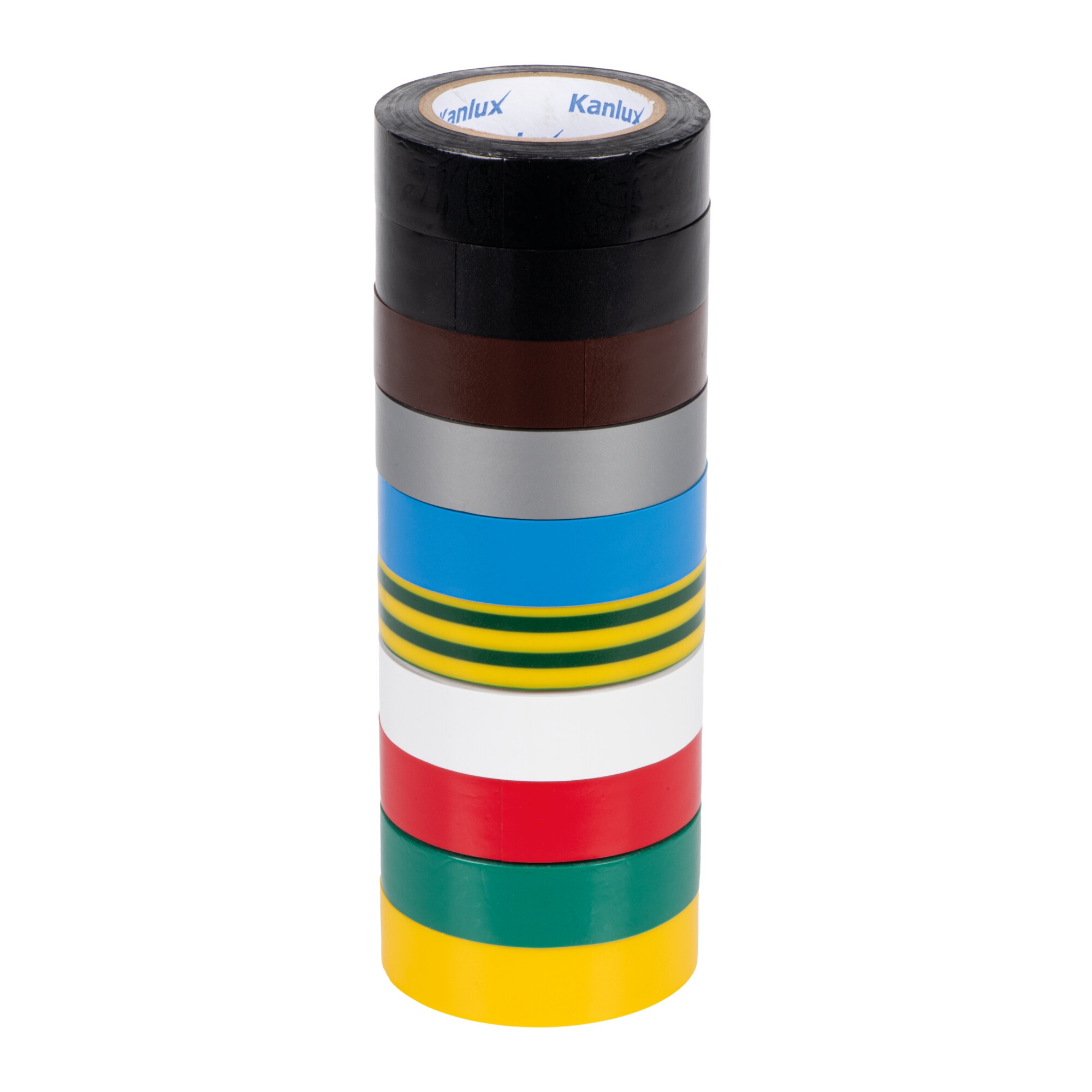 Samoprzylepna taśma izolacyjna IT-2/10/16MM-MIX 10m PVC 10 sztuk mix kolorów