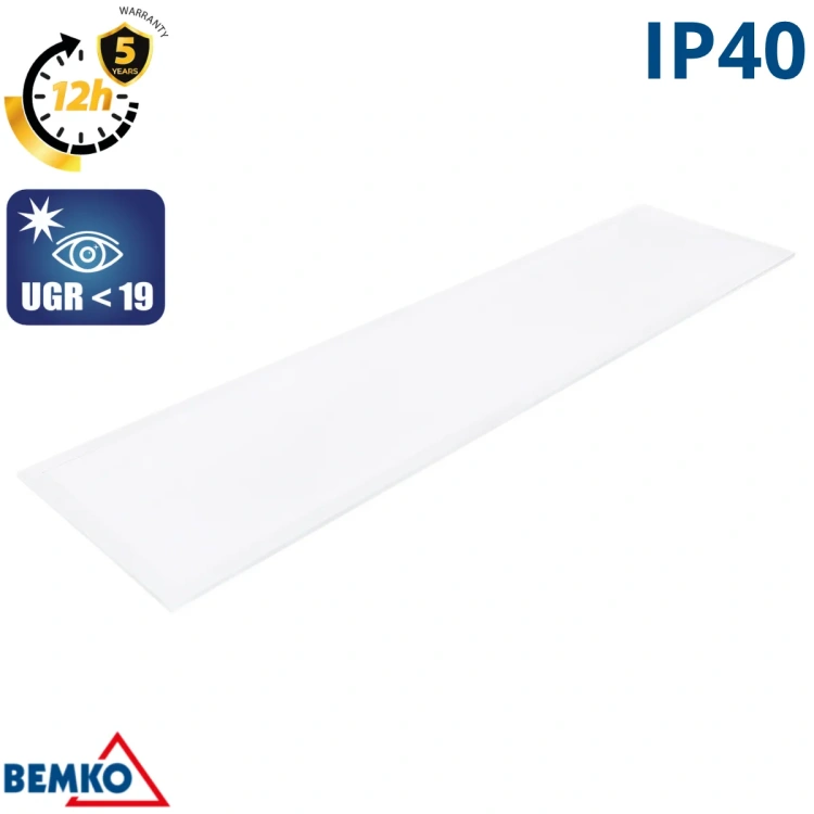 Panel LED MINTAL 34W 4000lm 4000K 120x30 UGR19