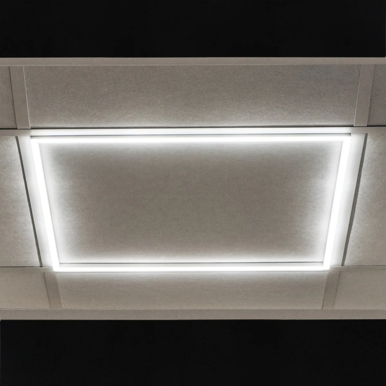 Ramka LED Kanlux AVAR N 4000K po włączeniu
