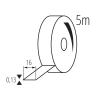 Wymiary taśmy Kanlux IT-2 5m x 16mm x 0,13mm
