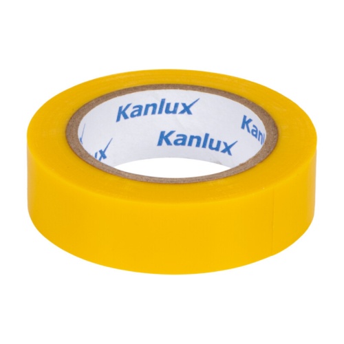 Żółta taśma izolacyjna Kanlux IT-2 10m 16mm