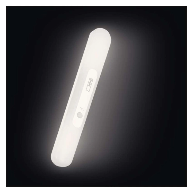 Lampa LED podszafkowa ładowalna, czujnik PIR, czujnik zmierzchu