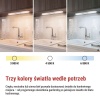 Lampa LED podszafkowa ładowalna, czujnik PIR, czujnik zmierzchu