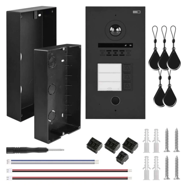 Jednostka kamery GoSmart do monitora IP880B 2WIRE i wideodomofonu IP-880A 2WIRE, 3 przyc.