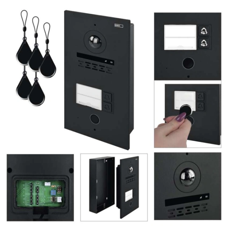 Jednostka kamery GoSmart do monitora IP880B 2WIRE i wideodomofonu IP-880A 2WIRE, 2 przyc.