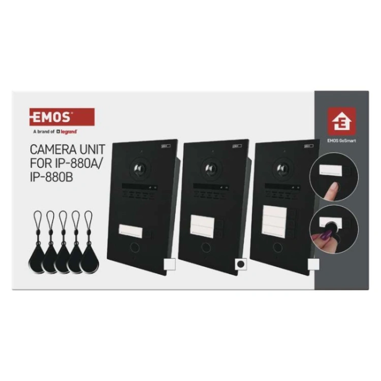 Jednostka kamery GoSmart do monitora IP880B 2WIRE i wideodomofonu IP-880A 2WIRE, 2 przyc.