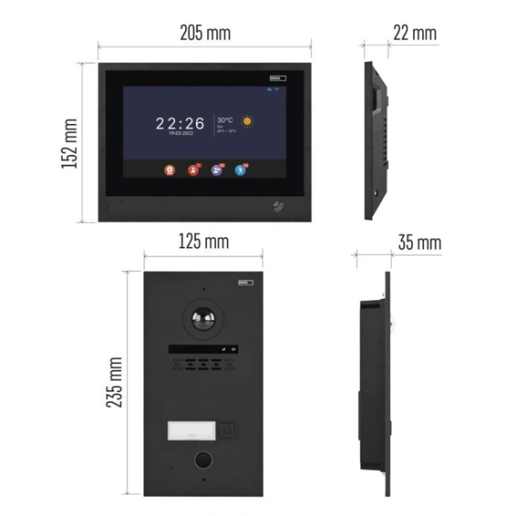 GoSmart IP-880A 2WIRE domowy wideodomofon z WiFi