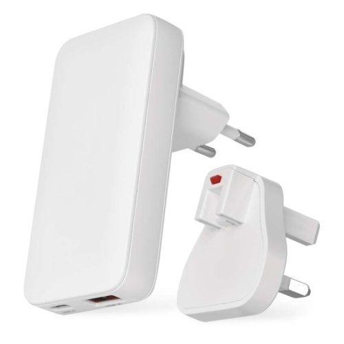 Zasilacz sieciowy USB GaN PD 65W, AC + kabel