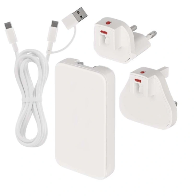 Zasilacz sieciowy USB GaN PD 65W, AC + kabel