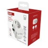 Adapter podróżny do Ameryki, Afryki i Azji, biały, 1×USB-C, 1×USB-A