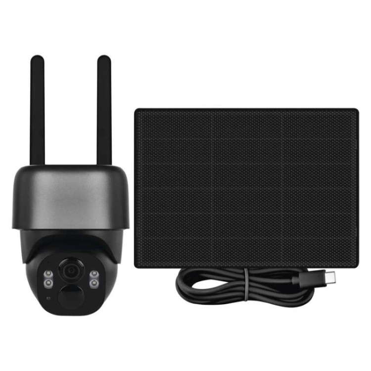 GoSmart Kamera zewnętrzna IP-6100G HAWK z 4G LTE, akumulatorem i panelem solarnym
