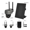GoSmart Kamera zewnętrzna IP-1200G WASP z WiFi, akumulatorem i panelem solarnym
