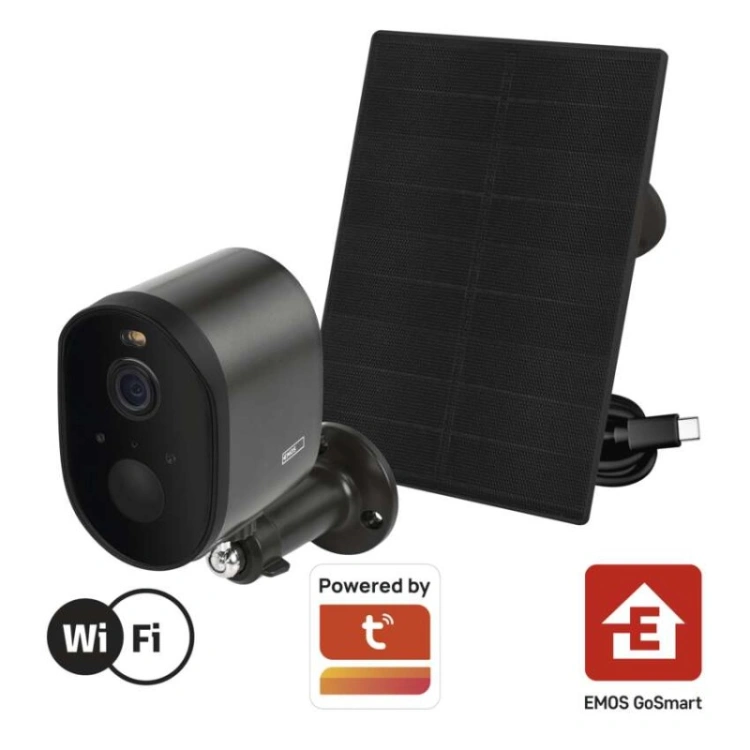 GoSmart Kamera zewnętrzna IP-1150G SNAP z WiFi, akumulatorem i panelem solarnym