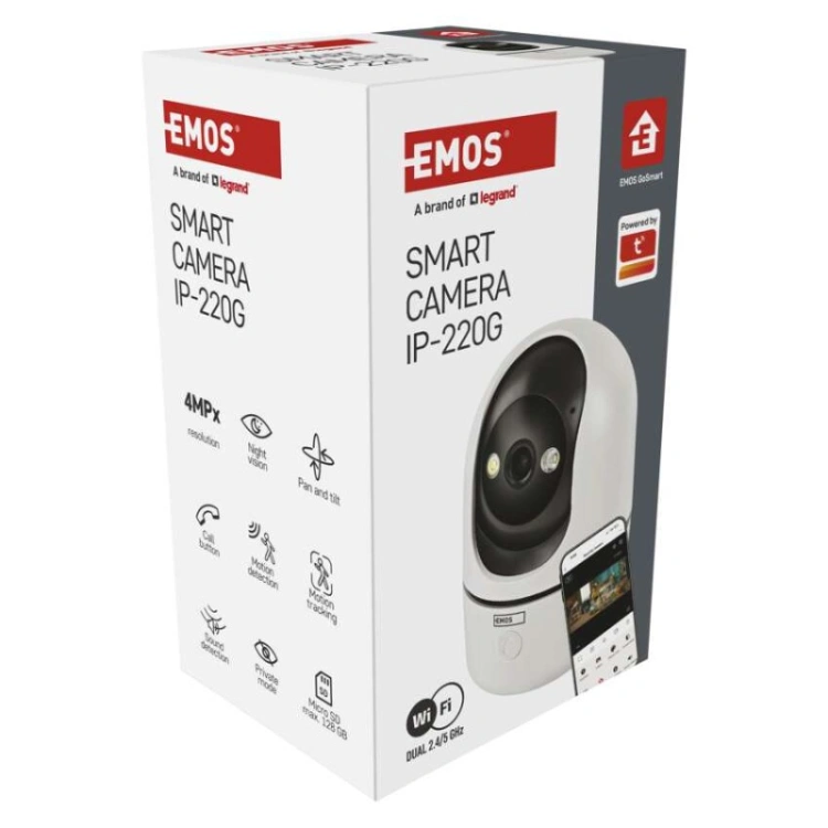 GoSmart Wewnętrzna kamera obrotowa IP-220G z WiFi