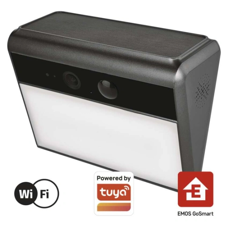 GoSmart Zewnętrzna kamera IP-1100G WALL zasilana bateryjnie, z Wi-Fi i panelem słonecznym