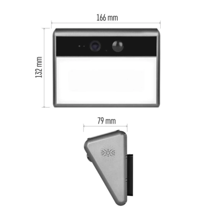 GoSmart Zewnętrzna kamera IP-1100G WALL zasilana bateryjnie, z Wi-Fi i panelem słonecznym