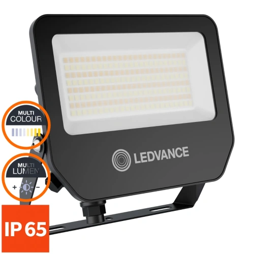Czarny naświetlacz LEDVANCE 42W 3CCT 6100lm IP65