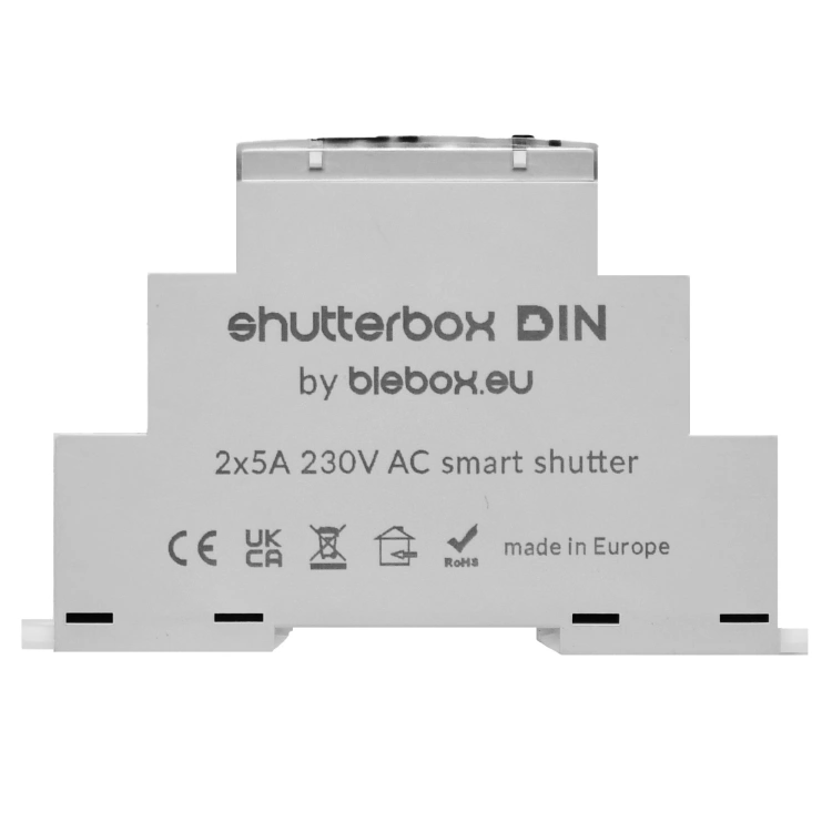 Sterownik rolet WiFi shutterBox DIN BleBox