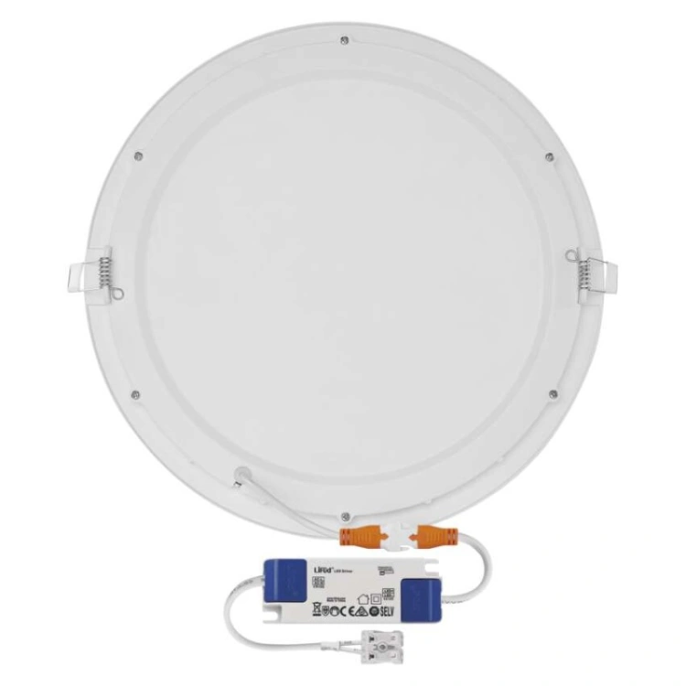 Panel LED wpuszczany NEXXO, okrągły, biały, 25W, neutralna biel