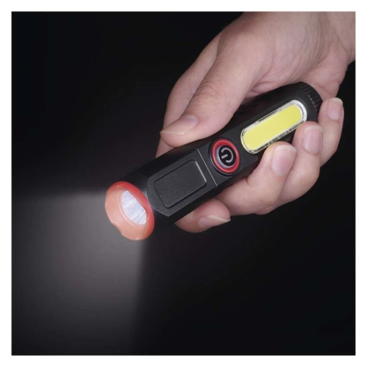 Latarka LED plastikowa 120 lm, ładowalna