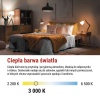 Żarówka LED Classic MR16 / GU10 / 4.9 W (75 W) / 565 lm / Ciepła biel