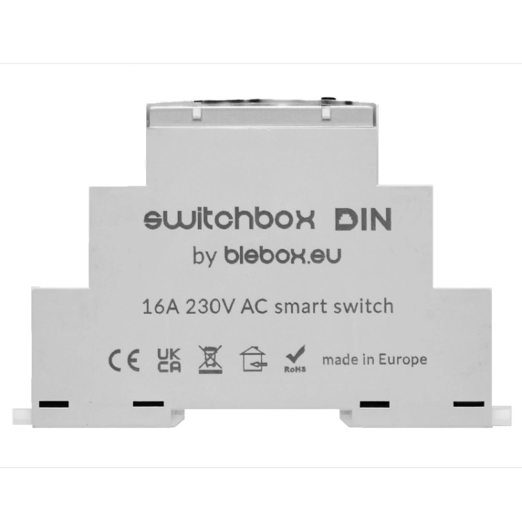 Sterownik WiFi switchBox DIN BleBox 230V 16A