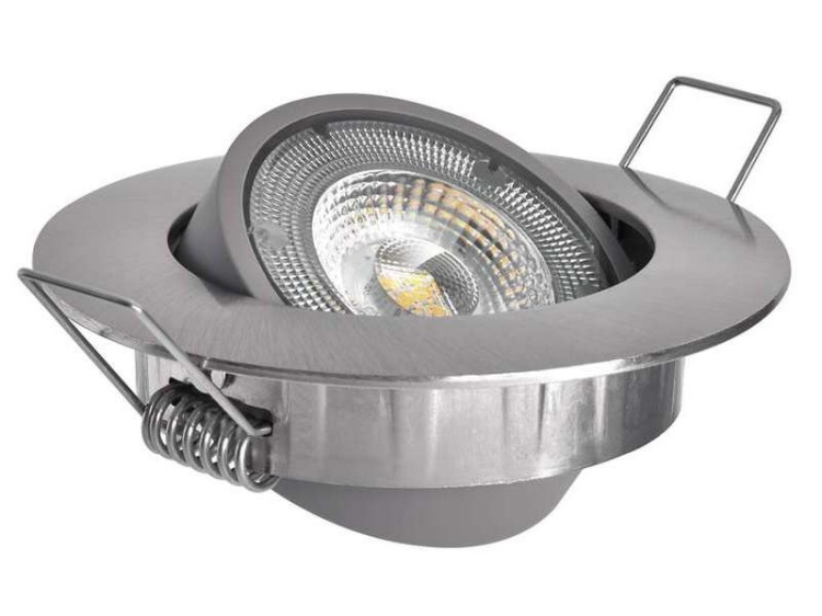 Oprawa punktowa LED 5W EXC. biała neutralna obudowa srebrna EMOS