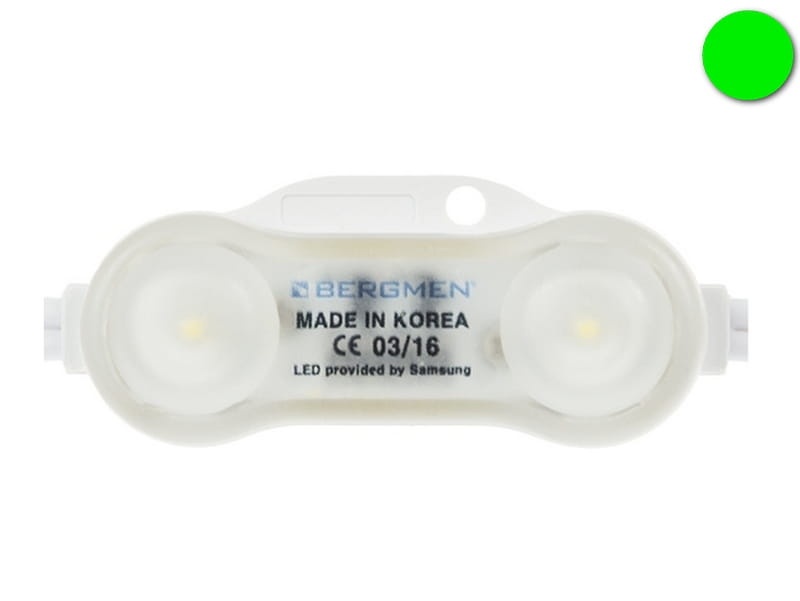 Moduł LED RX 2 STARK 0,48W 12V DC zielony IP68 BERGMEN 