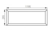 Panel LED BRAVO S STANDARD 120x30 40W 4000K 4000lm biała ramka Kanlux 28022