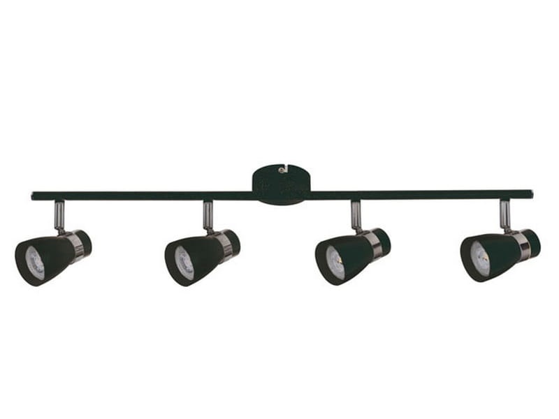 Spot 4 punktowy LED ENALI EL-4I-B czarny regulowany GU10 max.35W KANLUX 28769