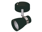 Spot 1 punktowy okrągły LED ENALI EL-1O-B czarny regulowany GU10 max.35W KANLUX 28761