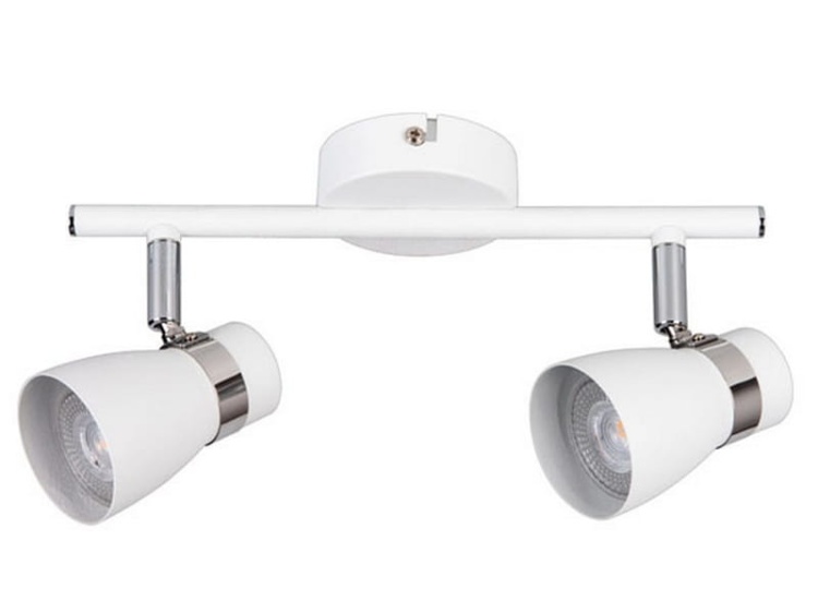 Spot 2 punktowy LED ENALI EL-2I-W biały regulowany GU10 max.35W KANLUX 28762
