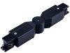 Łącznik regulowany, kątowy kolor czarny do szynoprzewodów TRS
