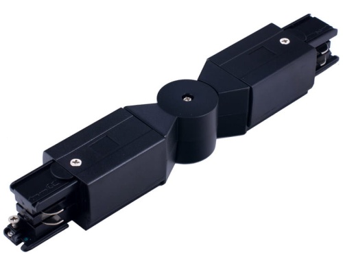 Łącznik regulowany, kątowy kolor czarny do szynoprzewodów TRS