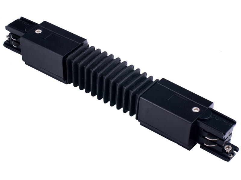 Łącznik elastyczny, regulowany kolor czarny do szynoprzewodów TRS